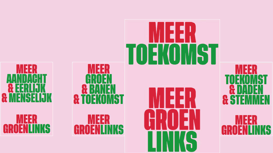 verkiezingsposter GroenLinks