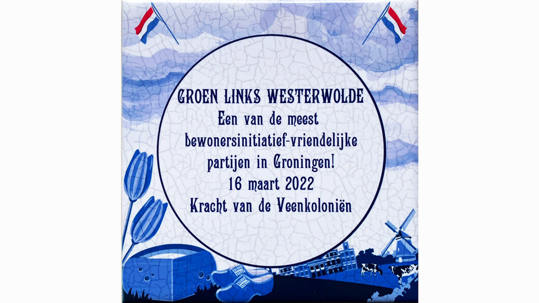 Tegeltje van Kracht van de Veenkoloniën 