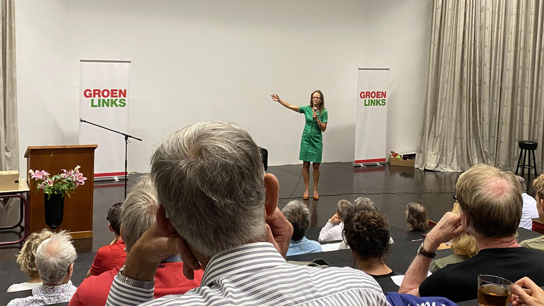 het podium en publiek