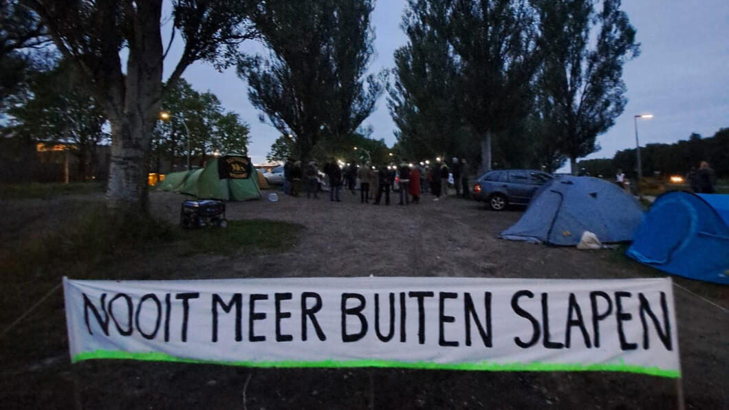 Nooit meer buiten slapen