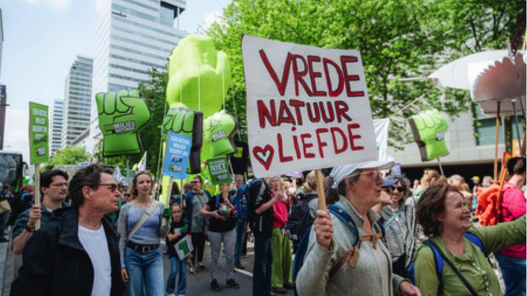 demonstrerende mensen