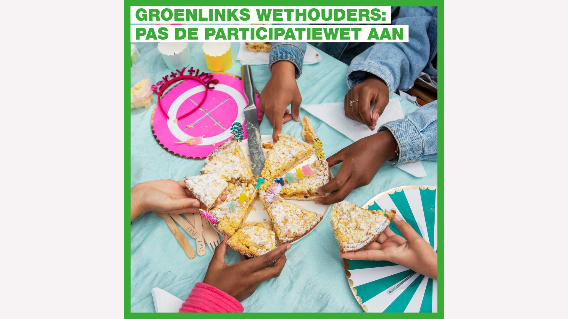 taart eerlijk delen